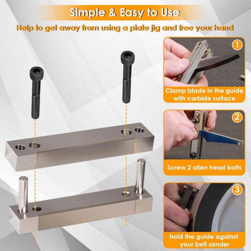 File Guide Hardened With Carbide Surface For Knife Making