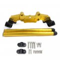 Httmt Hb-kz900- Cnc Gold Separation Riser Clip On Adapter Plate Handlebar Compatible With Kawasak Z900 2017