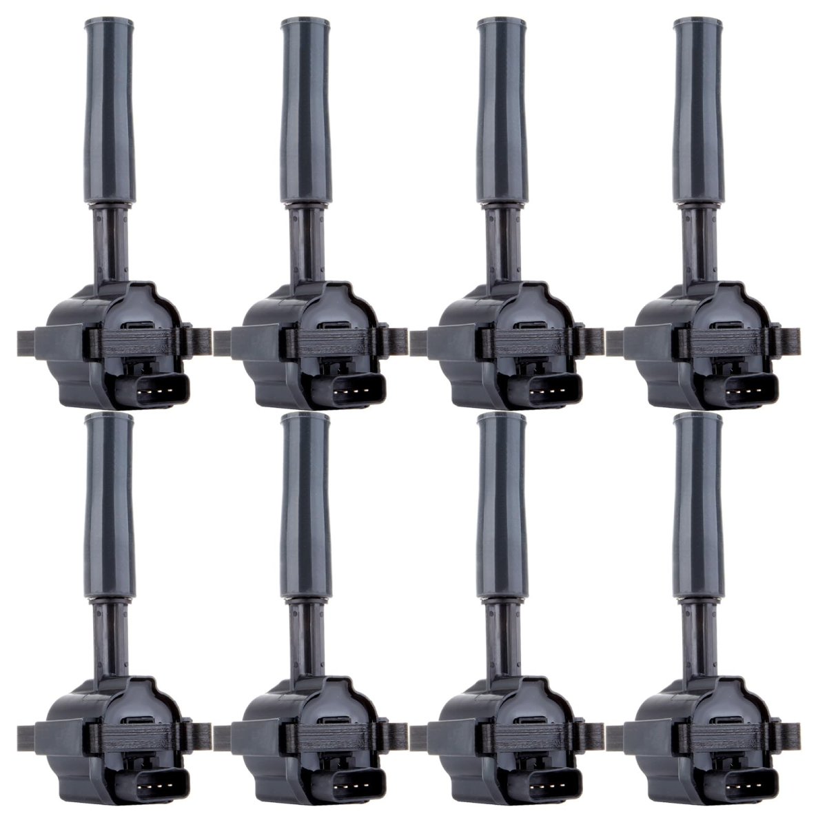 Ignition Coils Compatible 1998-2003 For Jaguar Vanden Plas 4 0l V8 Xj8 4-pins Coil Packs Replacement Uf415 8 Pcs