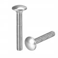 Uxcell Carriage Bolts Neck Bolt Round Head Square 304 Stainless Steel M8x70mm 3pcs
