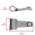 Caltric Exhaust And Intake Valve Rocker Arm Compatible With Honda 14446-kf0-000 14447-kf0-000
