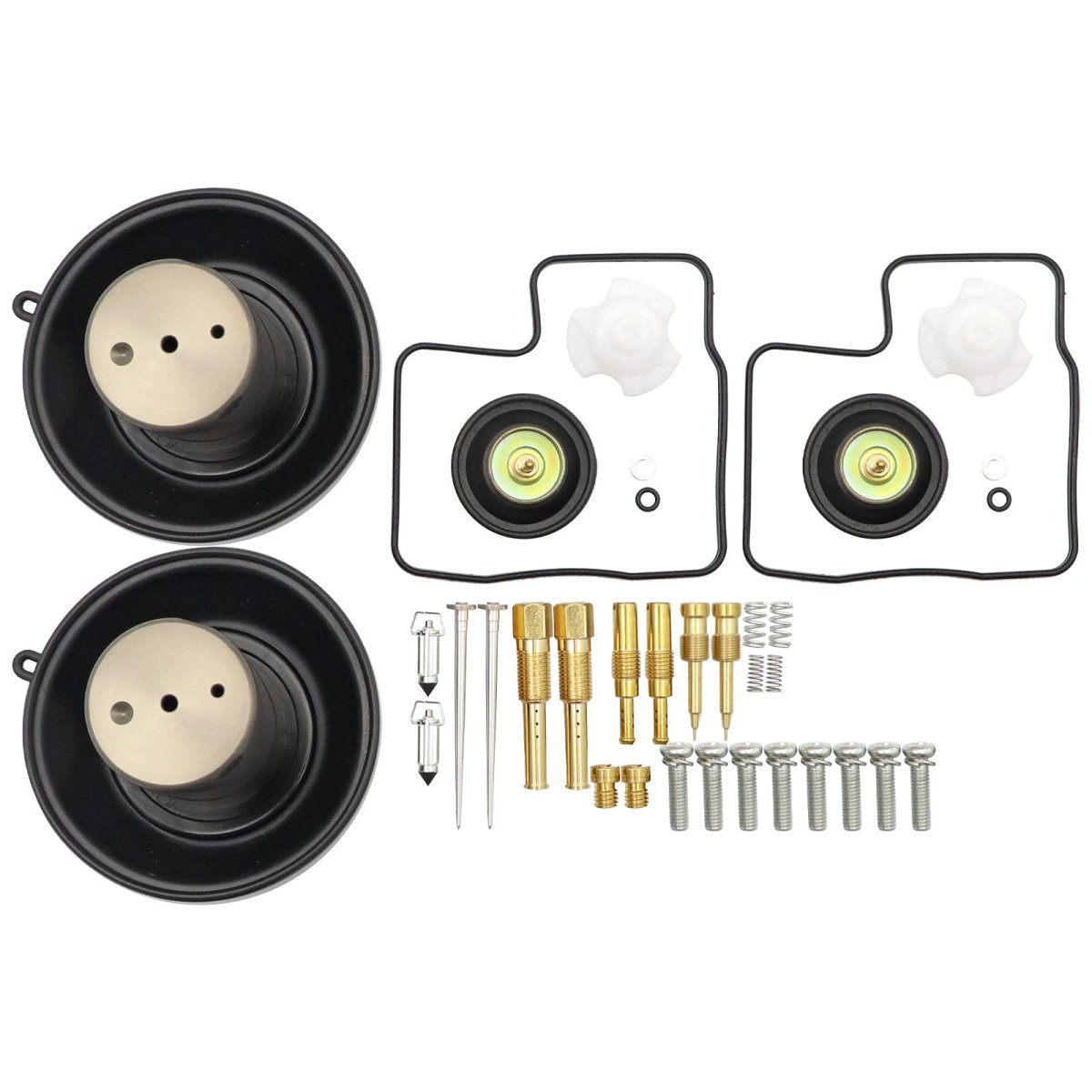 Carburetor Repair Kit With Plunger For Honda Steed Shadow Vt Vlx 400 1994 To 2003 Carb Rebuild Vlx400