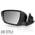 Ni1320267 Factory Style Driver Left Side Mirror Manual Folding Power Adjust Compatible With Rogue 14-16 Paint To Match