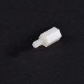 Uxcell M3x6mm 6mm Male-female Hex Nylon Pcb Motherboard Spacer Standoff For Fpv Drone Quadcopter Computer Circuit Board White