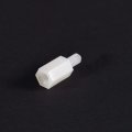 Uxcell M3x6mm 6mm Male-female Hex Nylon Pcb Motherboard Spacer Standoff For Fpv Drone Quadcopter Computer Circuit Board White
