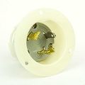Superior Electric Ygf169 Twist Lock Flanged Inlet 3 Wire 30 Amps 250v Nema L6-30p 