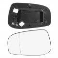 X Autohaux Mirror Glass Heated With Backing Plate Driver Side Left Rear View For Volvo S60 S80 V70 2001-2006