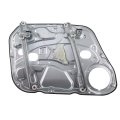A-premium Panel Power Window Regulator With Motor Compatible Kia Rio Rio5 2006-2011 Front Left And Right 2-pc Set