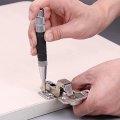 2pcs Automatic Center Punch Spring Loaded Drill Hole Adjustable Non-slip Positioning Hand Tool Car Window Puncher Breaker