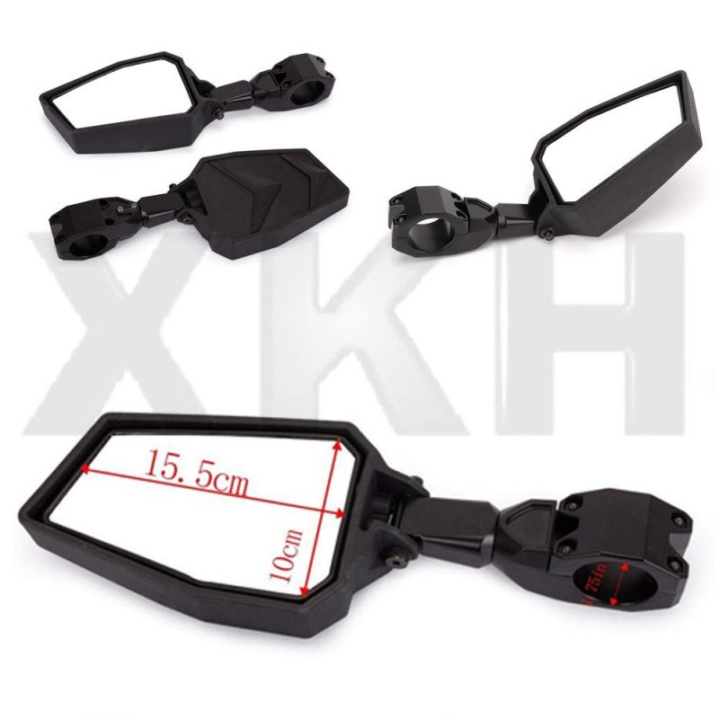 Utv Side Adjustable Mirror Set For 1 75 Polaris Rzr Xp900 Xp1000 Xp 1000 B07pjpvhk4