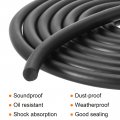 Uxcell Nitrile Rubber Seal Strip 8mm 0 31 Diameter X 10 Meters 32 81ft Long Round Solid Weather Stripping For Reduce Noise