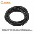 Uxcell Nitrile Rubber Seal Strip 8mm 0 31 Diameter X 10 Meters 32 81ft Long Round Solid Weather Stripping For Reduce Noise