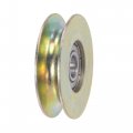 Uxcell Sliding Door Roller U Groove 8mm Shaft Hole 40mm Diameter 7 9mm Width Bearing Steel Pack Of 2