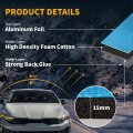 590mil 15mm 10 76sqft Sound Deadener Mat Aluminum Foil Heat Shield Material Self Adhesive Universal For Hood Boat Engine Cover