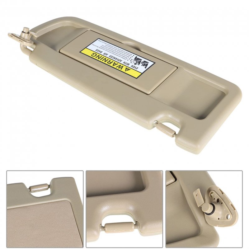 Right Passenger Side Sun Visor Beige Replacement For 2006-2008 Civic 83230-sna-a01zb
