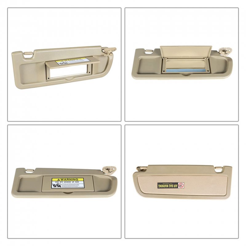 Right Passenger Side Sun Visor Beige Replacement For 2006-2008 Civic 83230-sna-a01zb