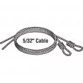 Prime-line Gd 52161 Extension Spring Cable Set 5 32 In X 14 Ft Galvanized Carbon Steel 2 Pack