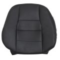 Front Driver Side Top Back Replacement Seat Cover Black Microfiber Leather For Mercedes Benz Glk250 Glk280 Glk300 Glk350 2008 
