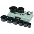1 In 2-1 2 Carbon Steel Hole Saw Set 11 Pc -usatm 