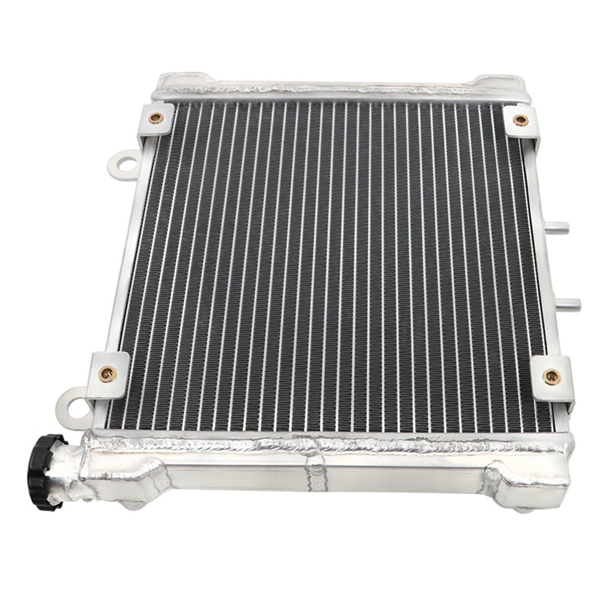 Cooling Radiator With Cap Replacement For Can Am Bombardier Ds650 2005 2007 Part Number 709200145 2 Row Silver