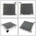 Cooling Radiator With Cap Replacement For Can Am Bombardier Ds650 2005 2007 Part Number 709200145 2 Row Silver