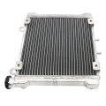 Cooling Radiator With Cap Replacement For Can Am Bombardier Ds650 2005 2007 Part Number 709200145 2 Row Silver