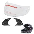 Tcmt Clear Motorcycle Scooter Replacement Flip Up Full Open Face Helmet Visor Shield For Dot Adult Street Bike Atv Anti-fog