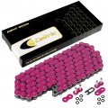Caltric Pink O-ring Drive Chain For Yamaha Yz125 Yz 125 Yz-125 1980