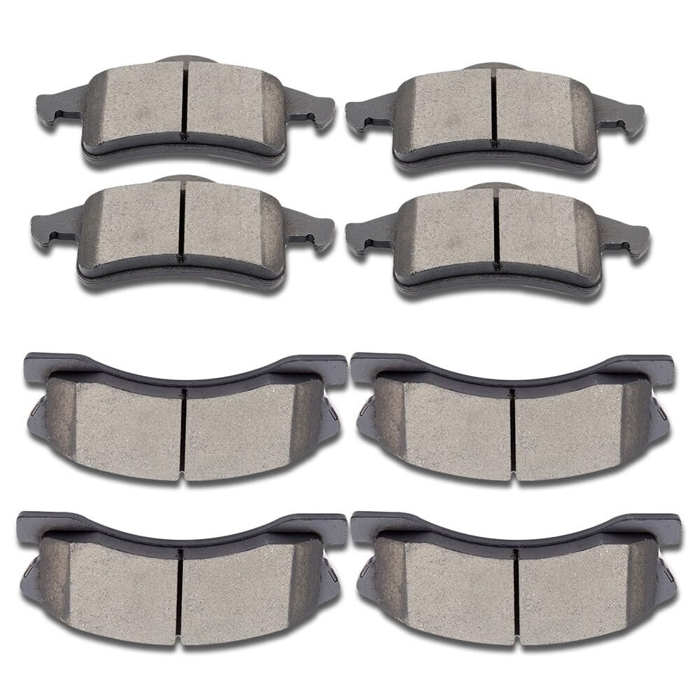 Automotive Replacement Brake Pads Front Rear Fit For Jeep Grand Cherokee 1999-2004