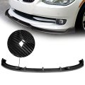 3pcs Real Carbon Fiber Front Bumper Lip Spoiler Wing Body Kit Compatible With Bmw 3-series Xdrive Coupe Convertible 10-13