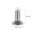 Uxcell M4x10mm Flat Head Machine Screws Phillips Cross Screw 304 Stainless Steel Fasteners Bolts 50pcs