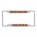 University Of Wisconsin Stevens Point Uwsp Pointers Metal License Plate Frame For Front Or Back Car Officially Licensed Mascot 