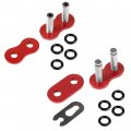 Caltric O-ring Drive Chain For Polaris Trail Blazer 250 2001-2006 Red
