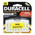 Duracell Zinc Air Hearing Aid Battery 1 4 V Model Da 10 Pack 8 