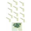 Prime-line Products Pl 7920 Turn Button With Screws Pack Of 12 White Nylon 
