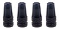 Wowlife 4x Bike Bicycle Road Racing Colour Presta Valve Cap Dust Covers Black 
