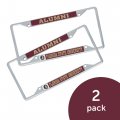 Florida State University Metal License Plate Frame For Front Or Back Of Car Officially Licensed Alumni Seminole Head 2-pack