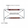 Florida State University Metal License Plate Frame For Front Or Back Of Car Officially Licensed Alumni Seminole Head 2-pack