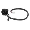 Universal Handlebar Switch With Headlight And Turn Signal Control Horn Button For 1in Handlebars Black