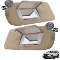 2pcs Sun Visor Left Hand Right Passenger Driver Side Beige With Lamp And Cosmetic Mirror Replacement For Crv 2017 2018 2019 