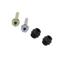 Brake Caliper Guide Pin Bolt For Chevy Silverado 25 3500 Hd 2020 Alloy Steel Flange Hex Head Metric 0 39 In Thread Diameter 0 