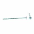 Prime-line Wood Screw Flat Head Phillips 14 X 4 In Zinc Plated Steel Pack Of 10