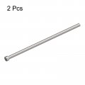 Uxcell Straight Ejector Pins 10mm 25 64 Dia 65mn Steel Round Tip Punch 250mm 10 Long For Mechanical Maintenance 2pcs