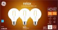 Relax Hd Soft White 40w Clear G25 3-pack