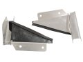 1978 1979 Corvette Door Sill Water Diverter Pair Silver Part Number 471963 471964 