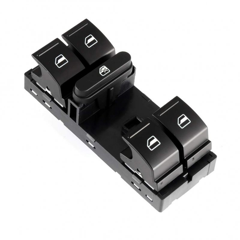 Power Window Switch Front Left Control Lift Fits For 2009-2013 Vw Cc 2010-2013 Golf 4 Door 2005-2010 Jetta Sedan 2006-2010 Oe