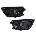 Fog Lights Kit For 2015 To 2019 Chevrolet Colorado Clear Lens Halogen Lamps With Wiring Harness Switch And Bezels Front