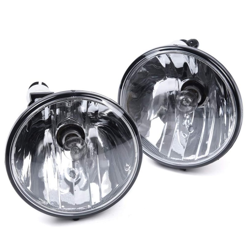 Fog Lights Kit For 2015 To 2019 Chevrolet Colorado Clear Lens Halogen Lamps With Wiring Harness Switch And Bezels Front