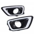 Fog Lights Kit For 15-19 Chevrolet Colorado Lamps With Wiring Bubles Bezels Clear Lens 