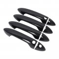 Xtremeamazing 4pcs Glossy Black Front Rear Left Right Exterior Door Handle Cover For Accord Ridgeline Pilot 